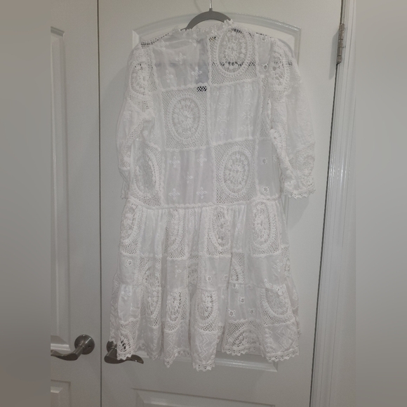 11. NWT MAJE RIBLANC TIERED DRESS SIZE 34 / XS - Picture 9 of 9